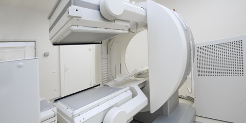 Equipment in radiation therapy at the hospital